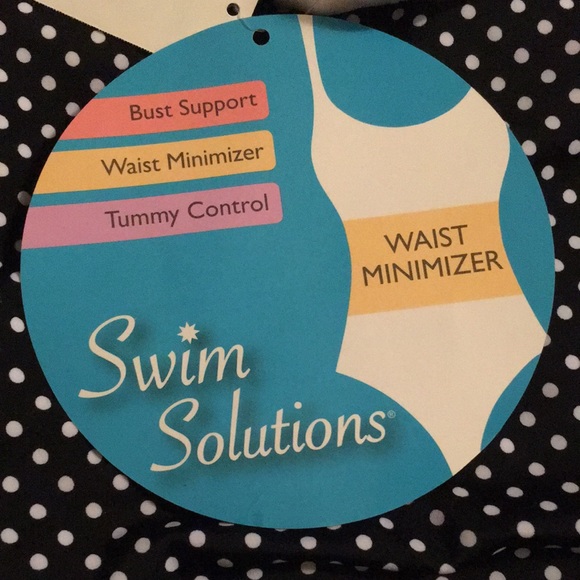 NWT never wore black polka-dot swimsuit - Picture 4 of 8